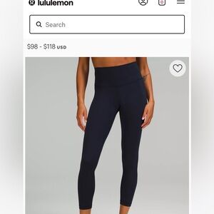 Wunder Train High-Rise Tight 25"